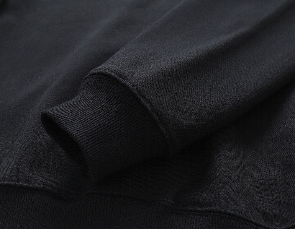 Pocket Print Cotton Sweatshirt