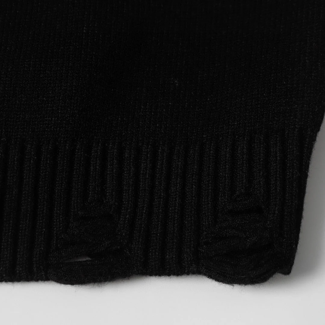 knitted jacquard sweatshirt