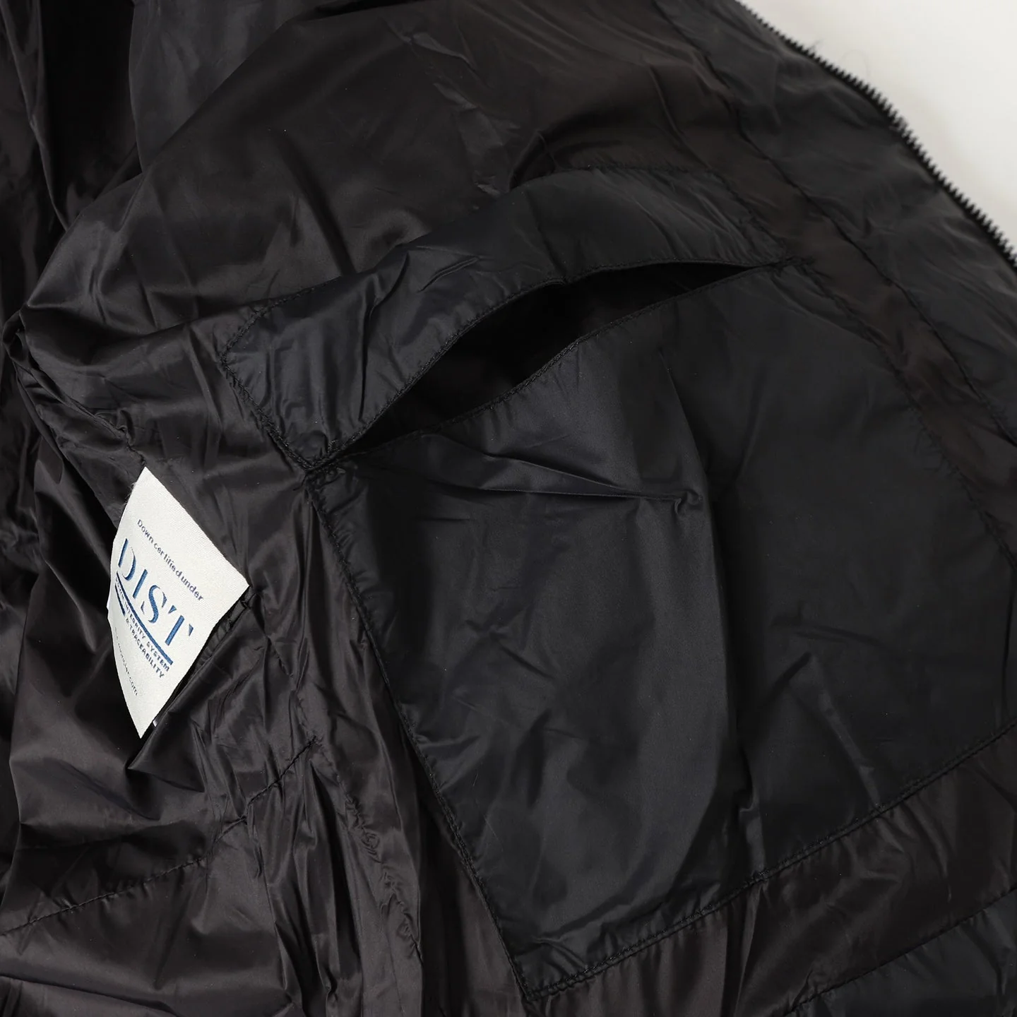 3D Quilted Zip-Up Down Jacket