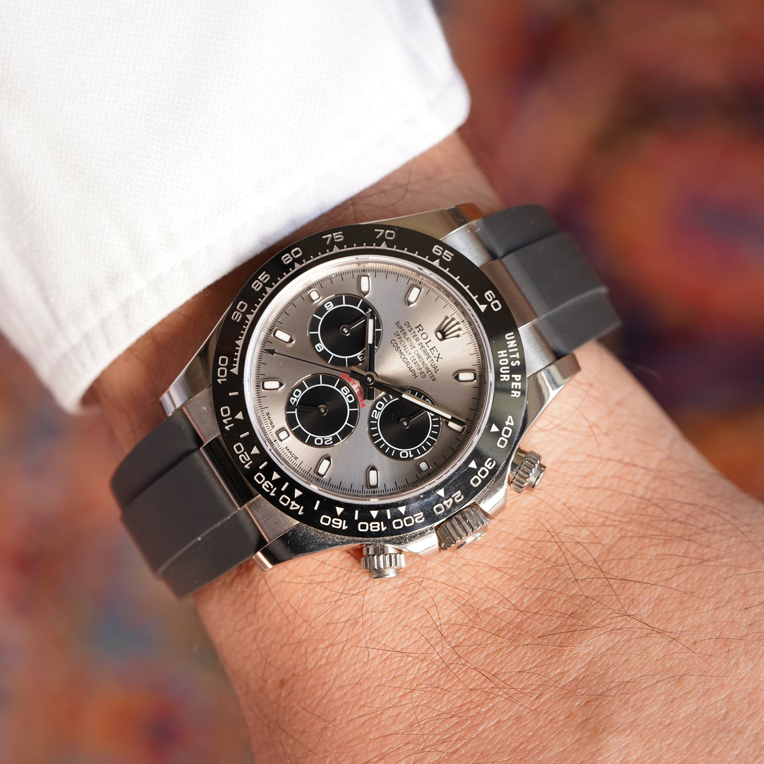 Daytona Silver Oysterflex 40mm