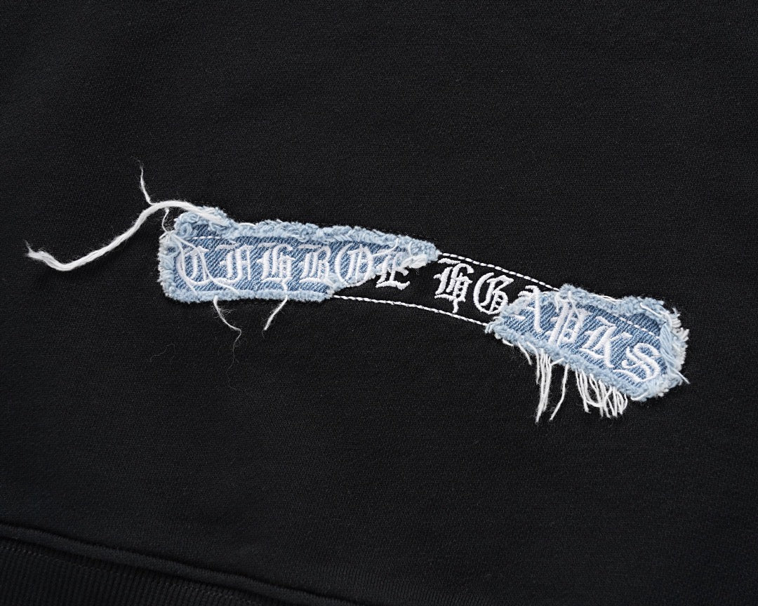 Embroidered Patch Sweatshirt