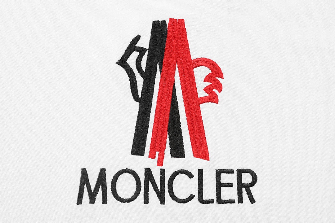 Embroidered logo cotton T-shirt