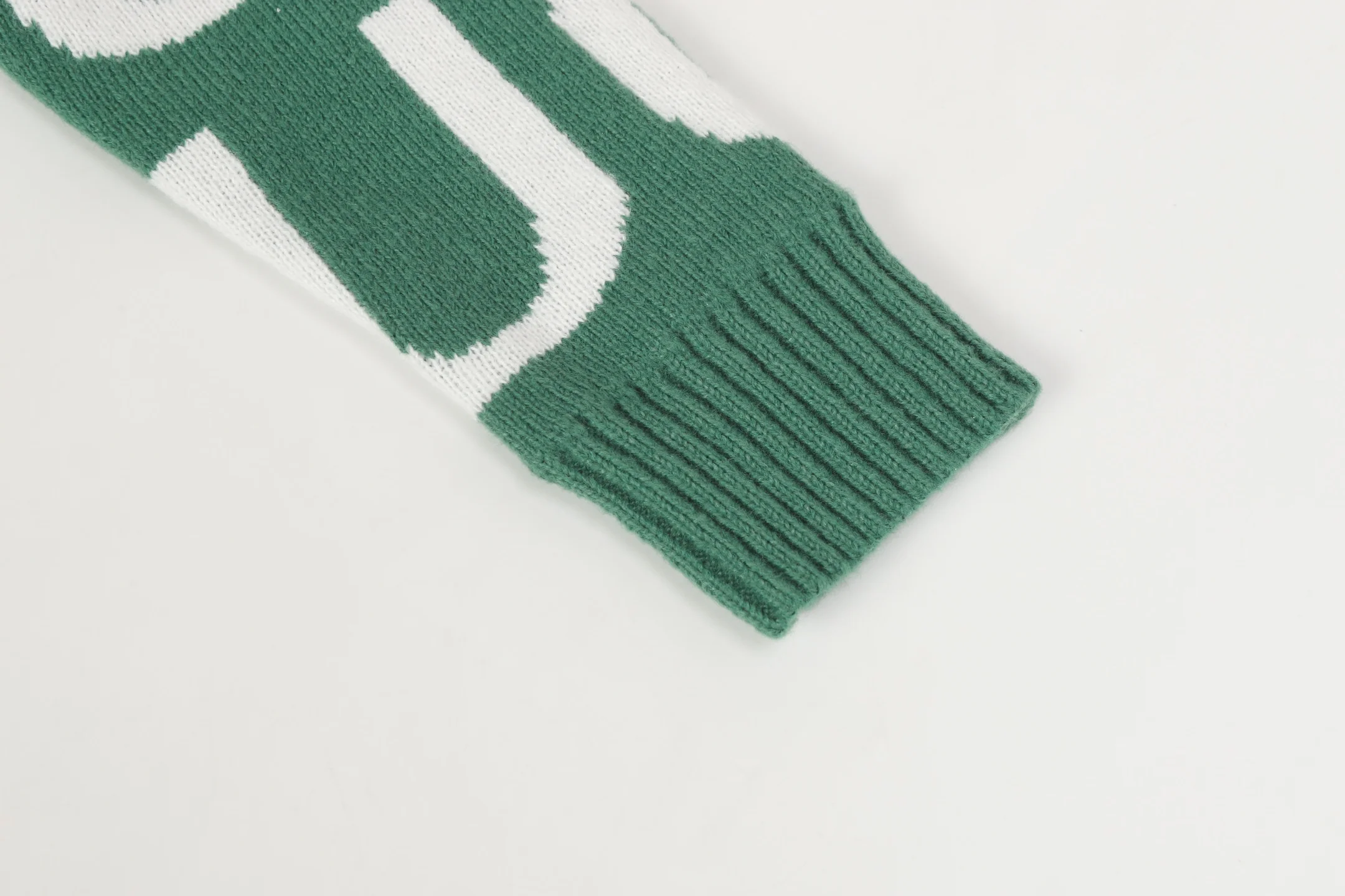 Jacquard-knit cashmere sweater