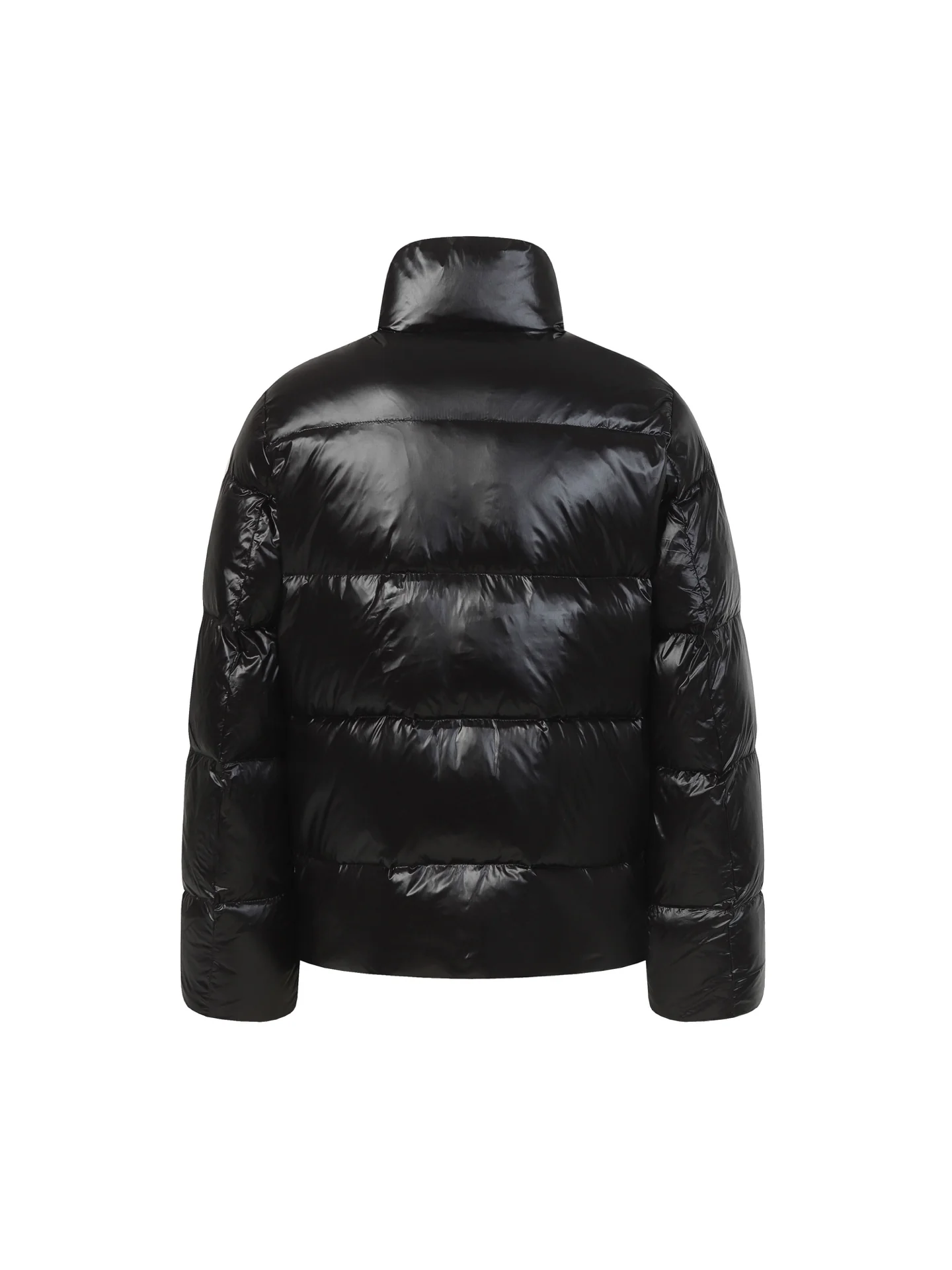 Web stand collar down jacket