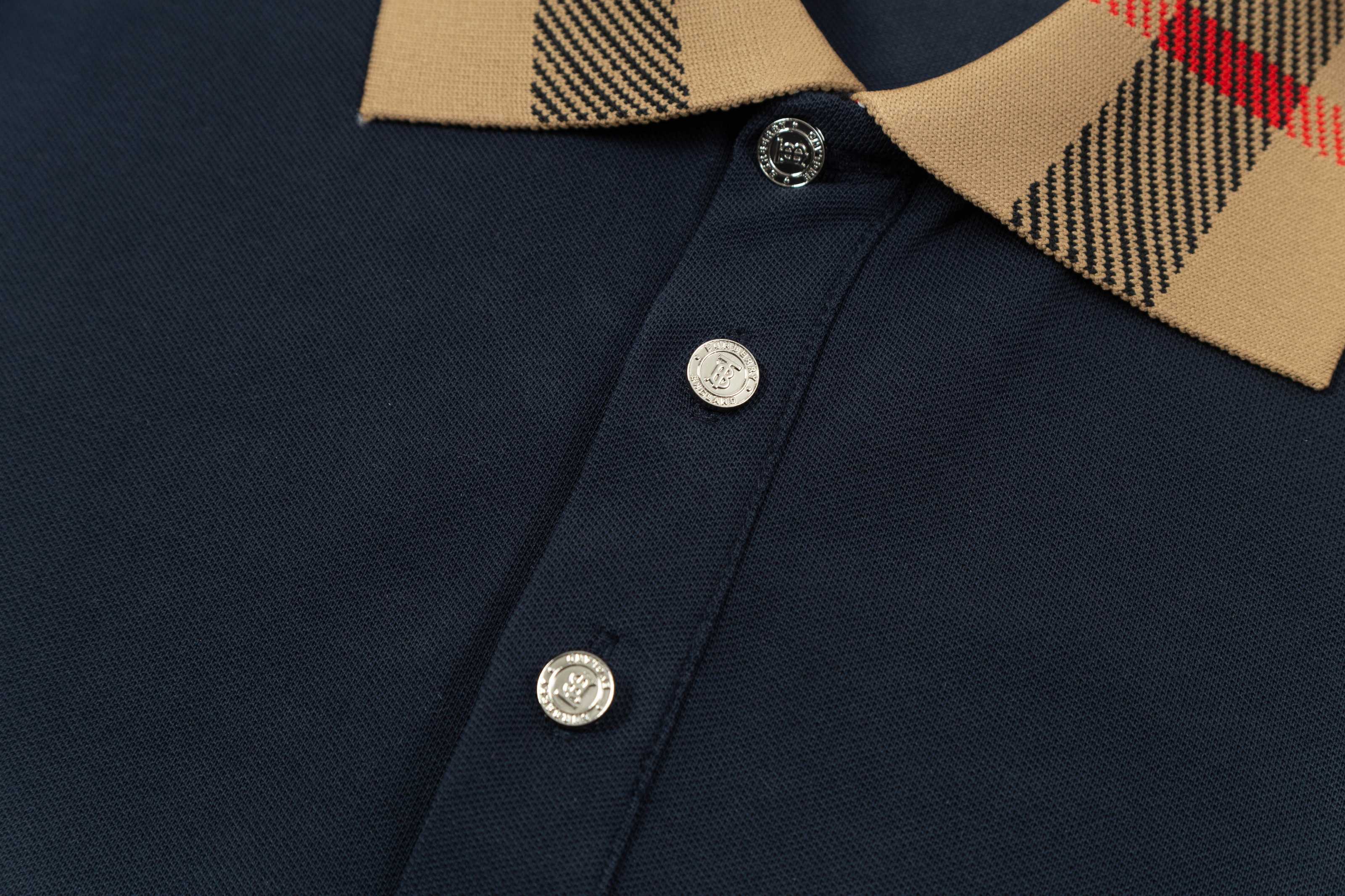 Lapel Cotton Polo Shirt