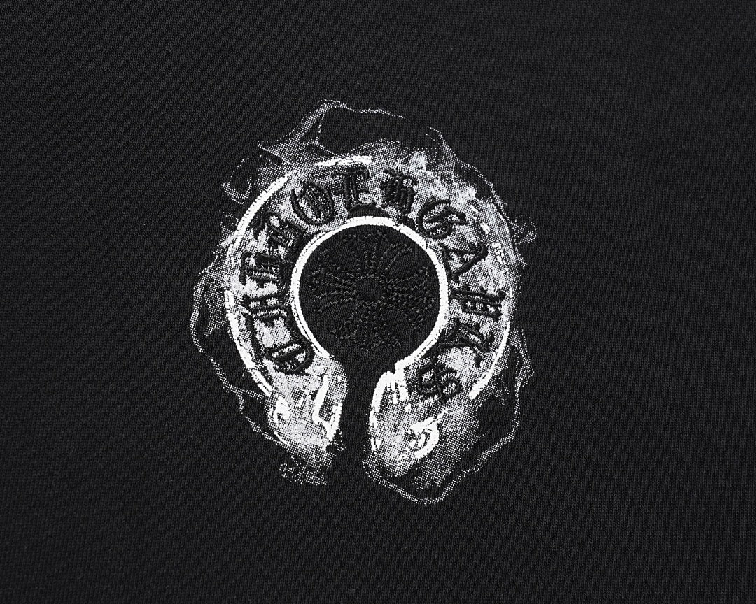 Embroidered Patch Sweatshirt