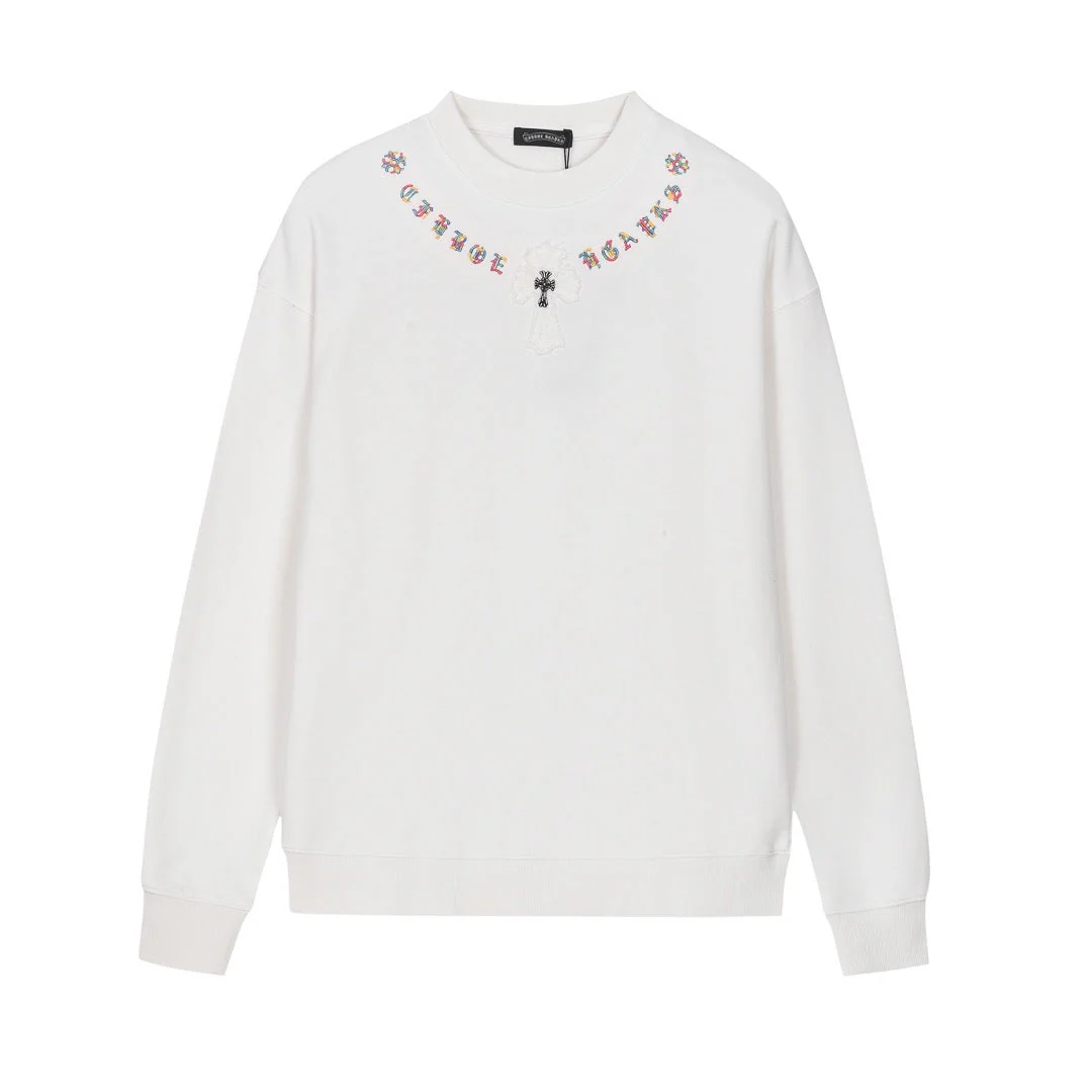 Embroidered Patch Sweatshirt