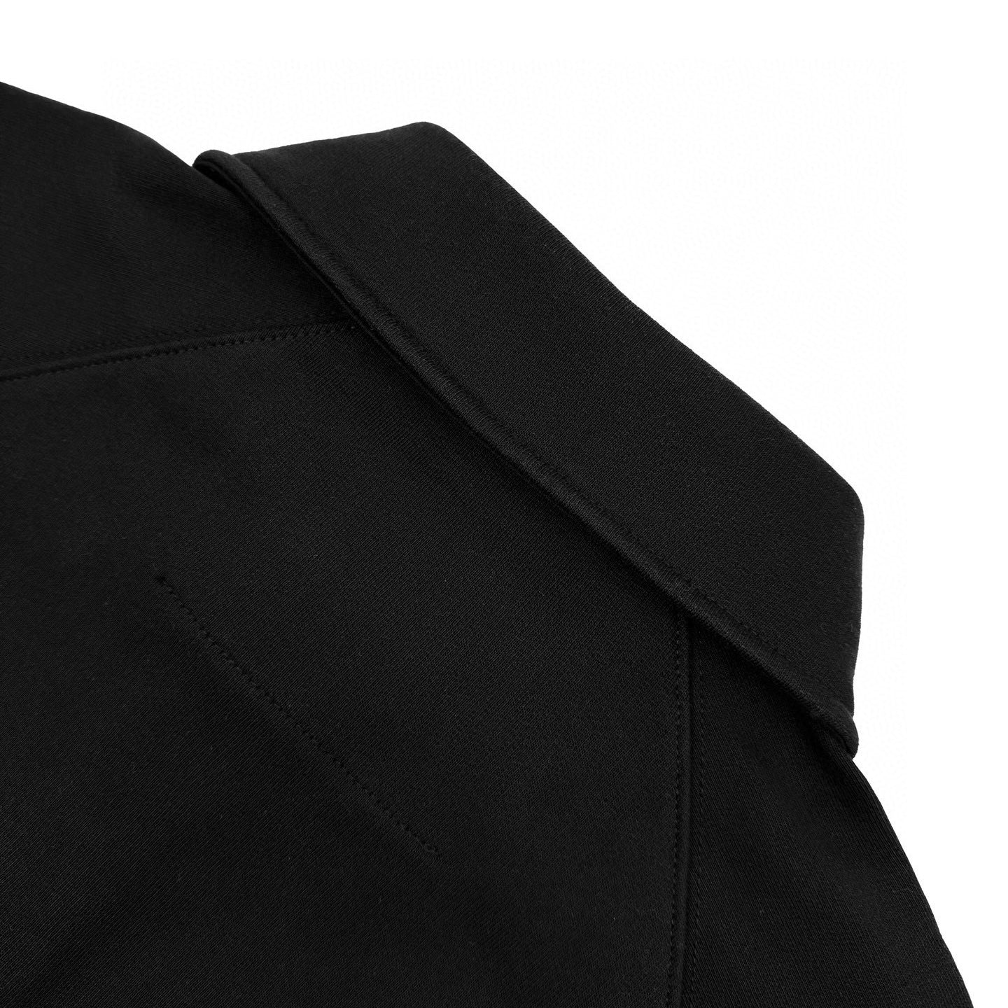 Lapel embroidered sweatshirt