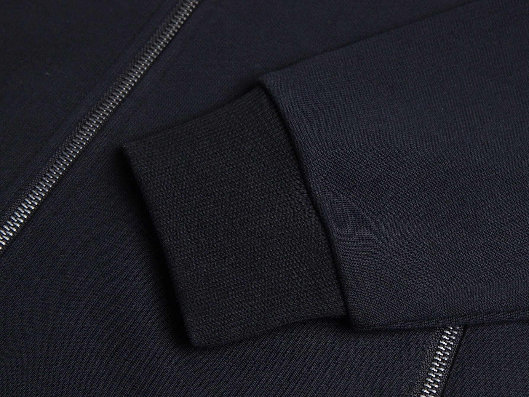 Double-sided embroidery stand-up collar jacket