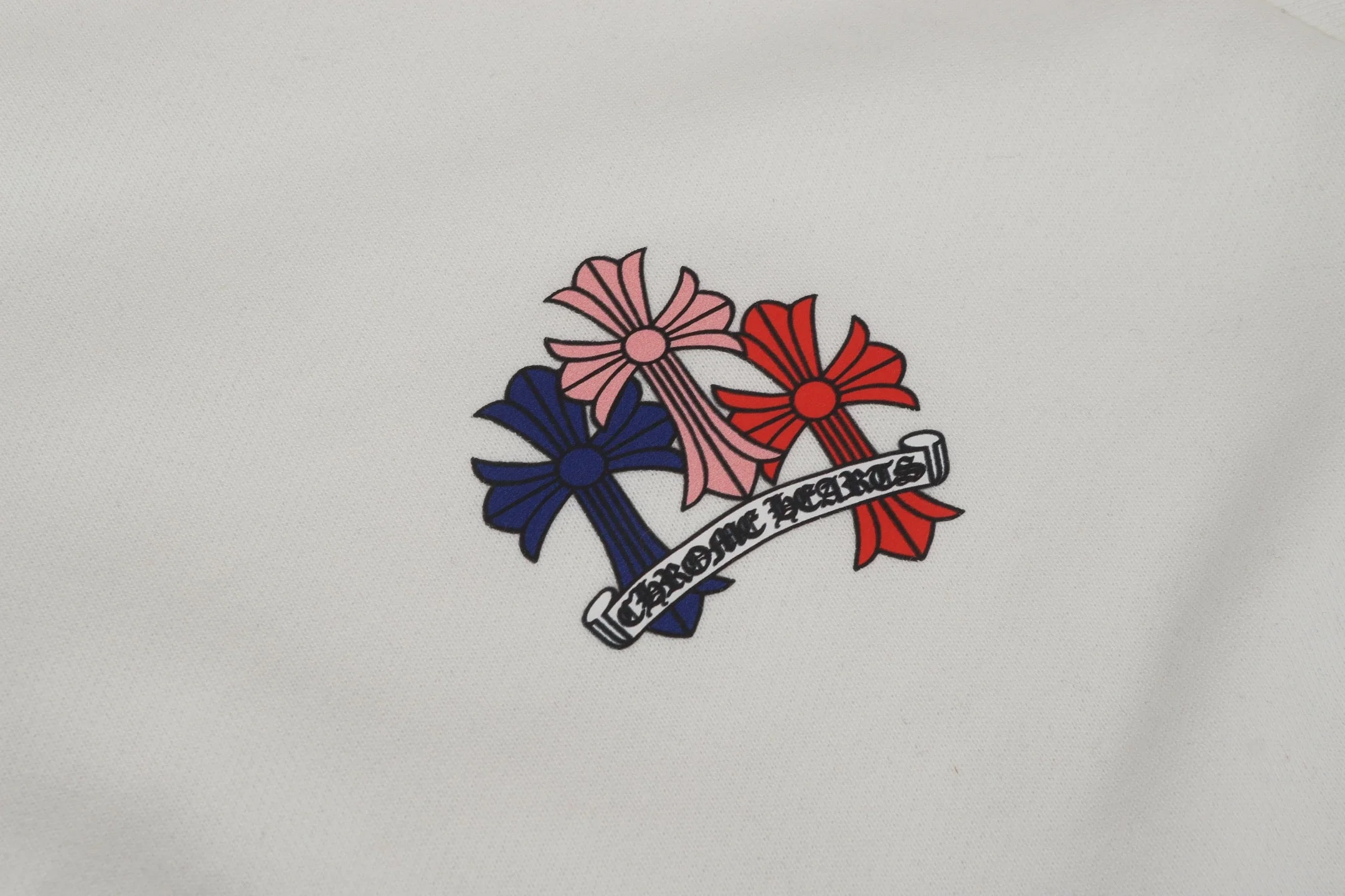 Colorful printed zip-up sweatshirt