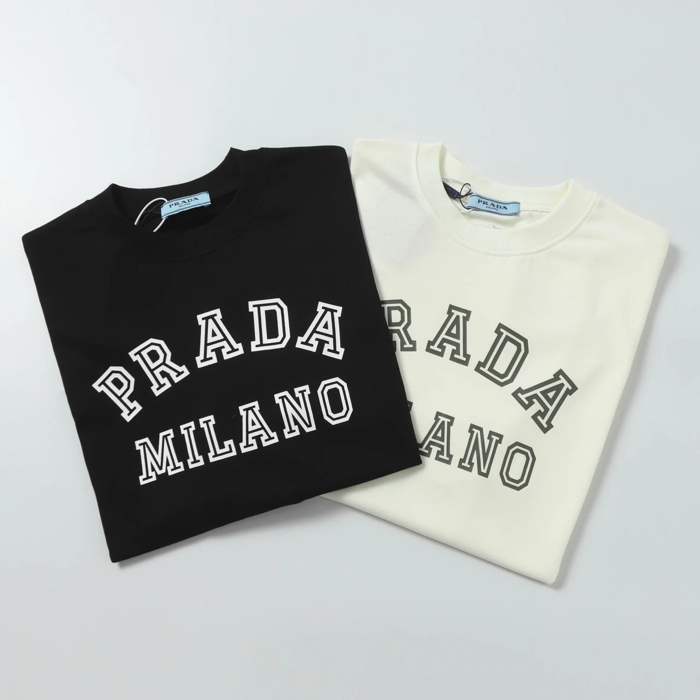 Crew neck cotton T-shirt