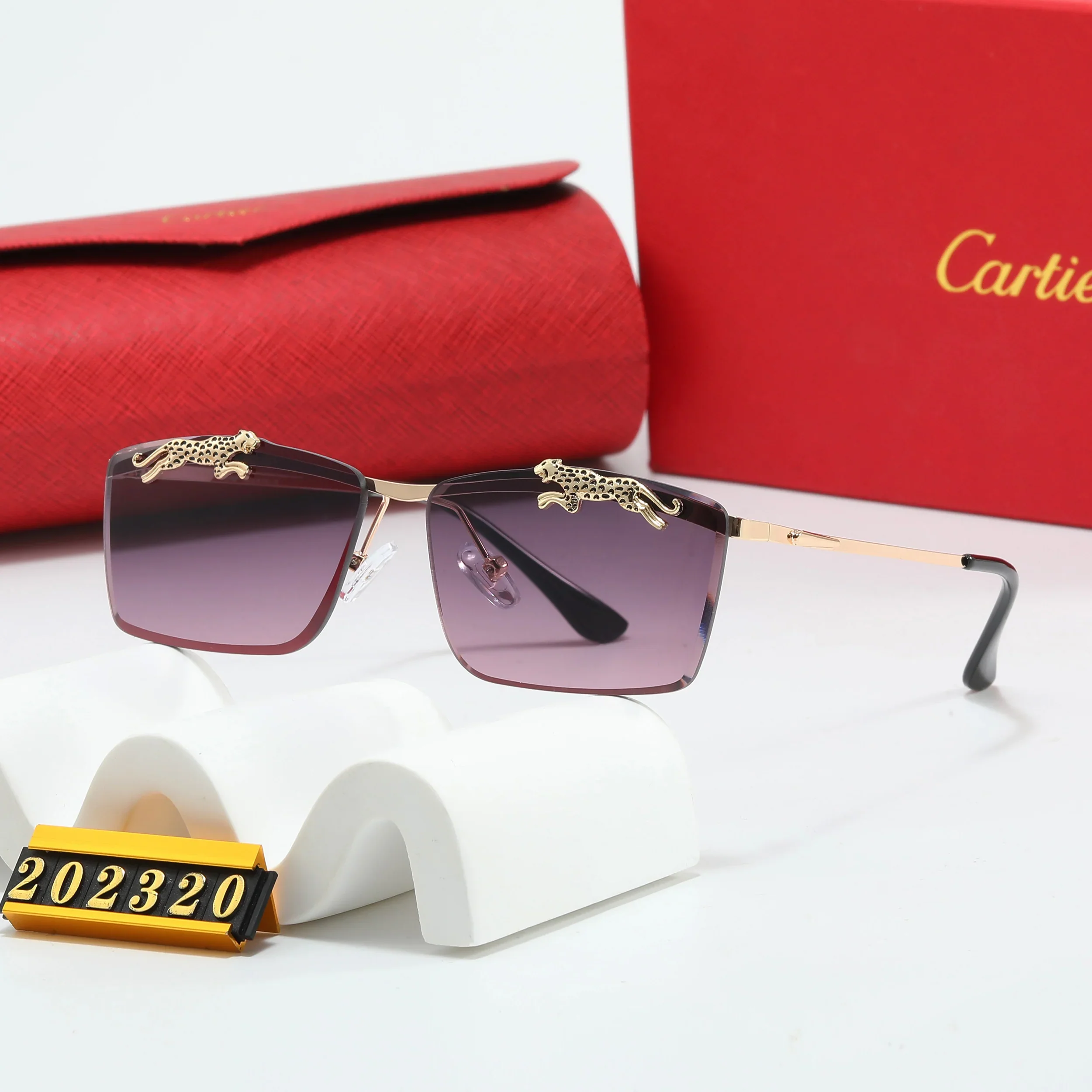 6 colors frameless design full lens sunglasses 202320