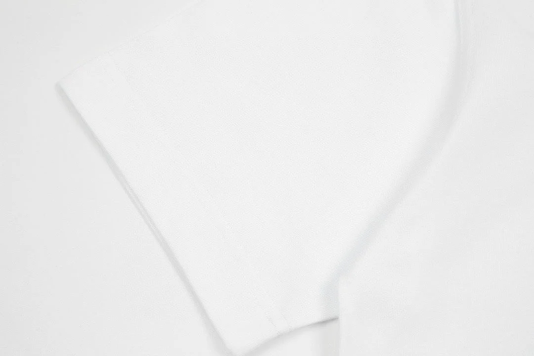 Printed lettering cotton T-shirt