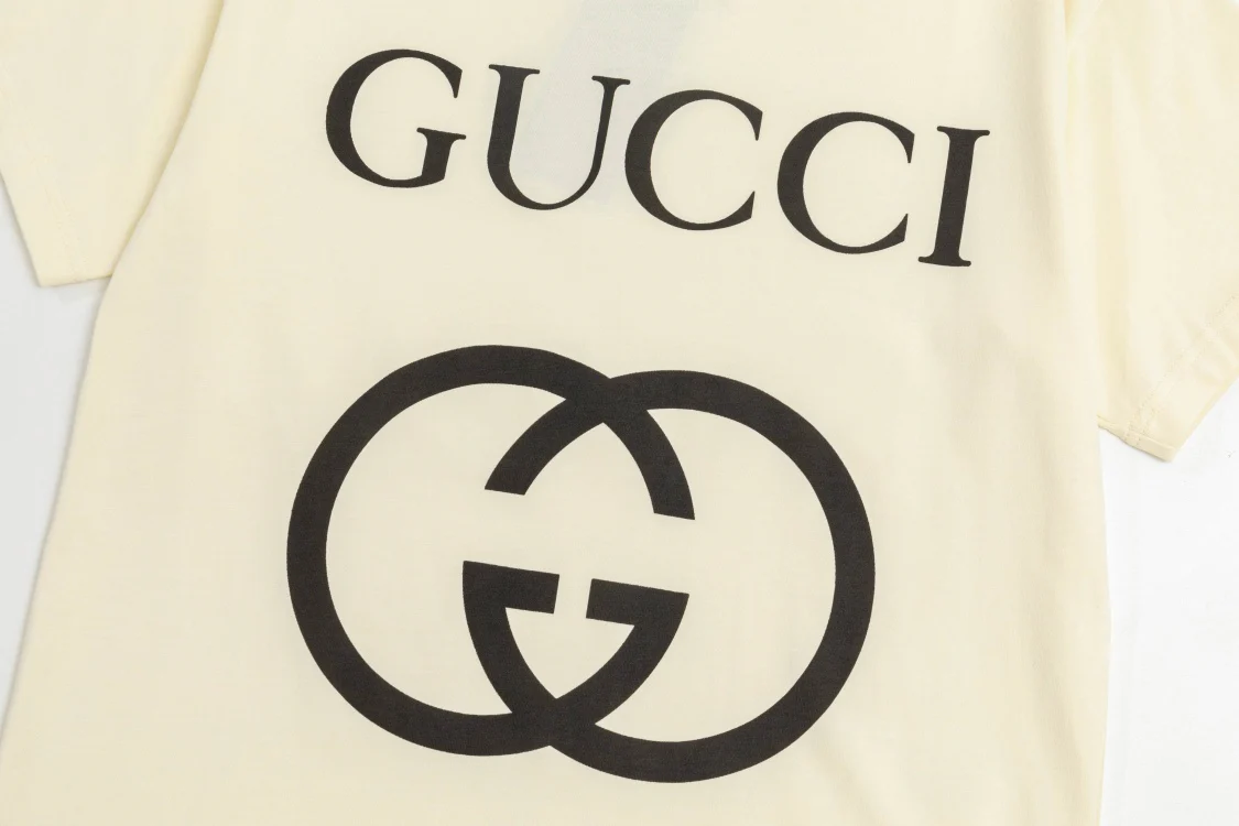 Printed crew neck cotton T-shirt