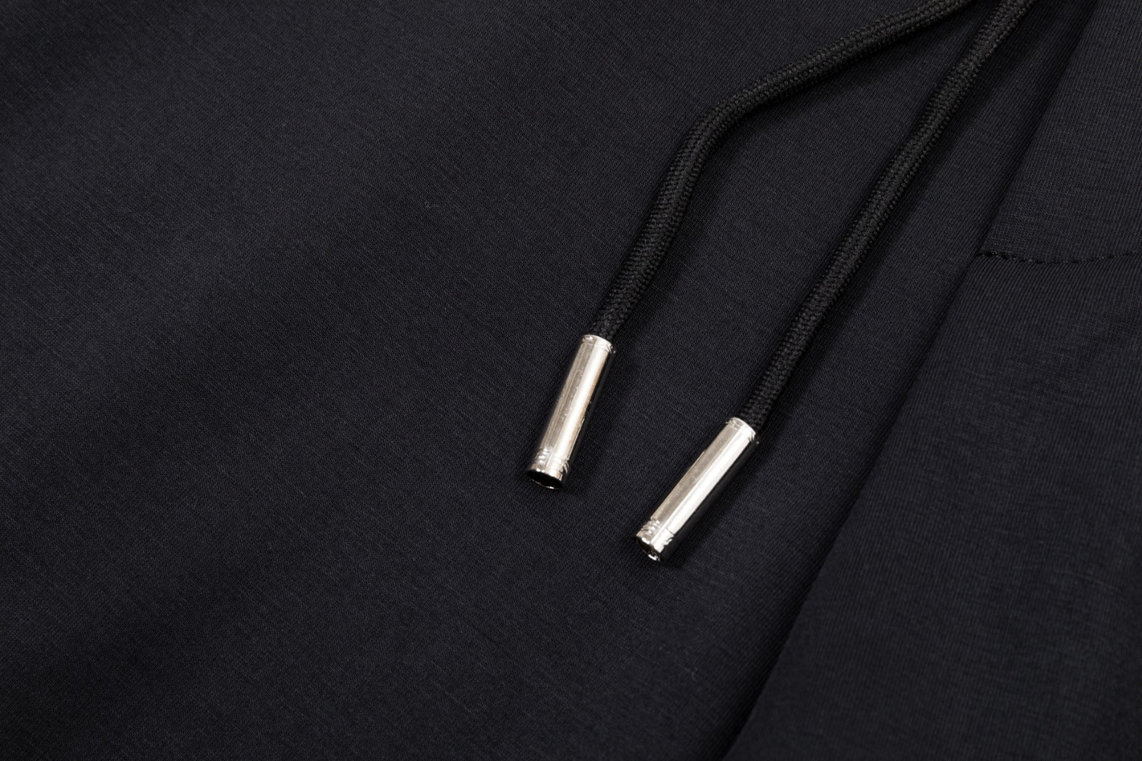 Embroidery cotton drawstring trousers