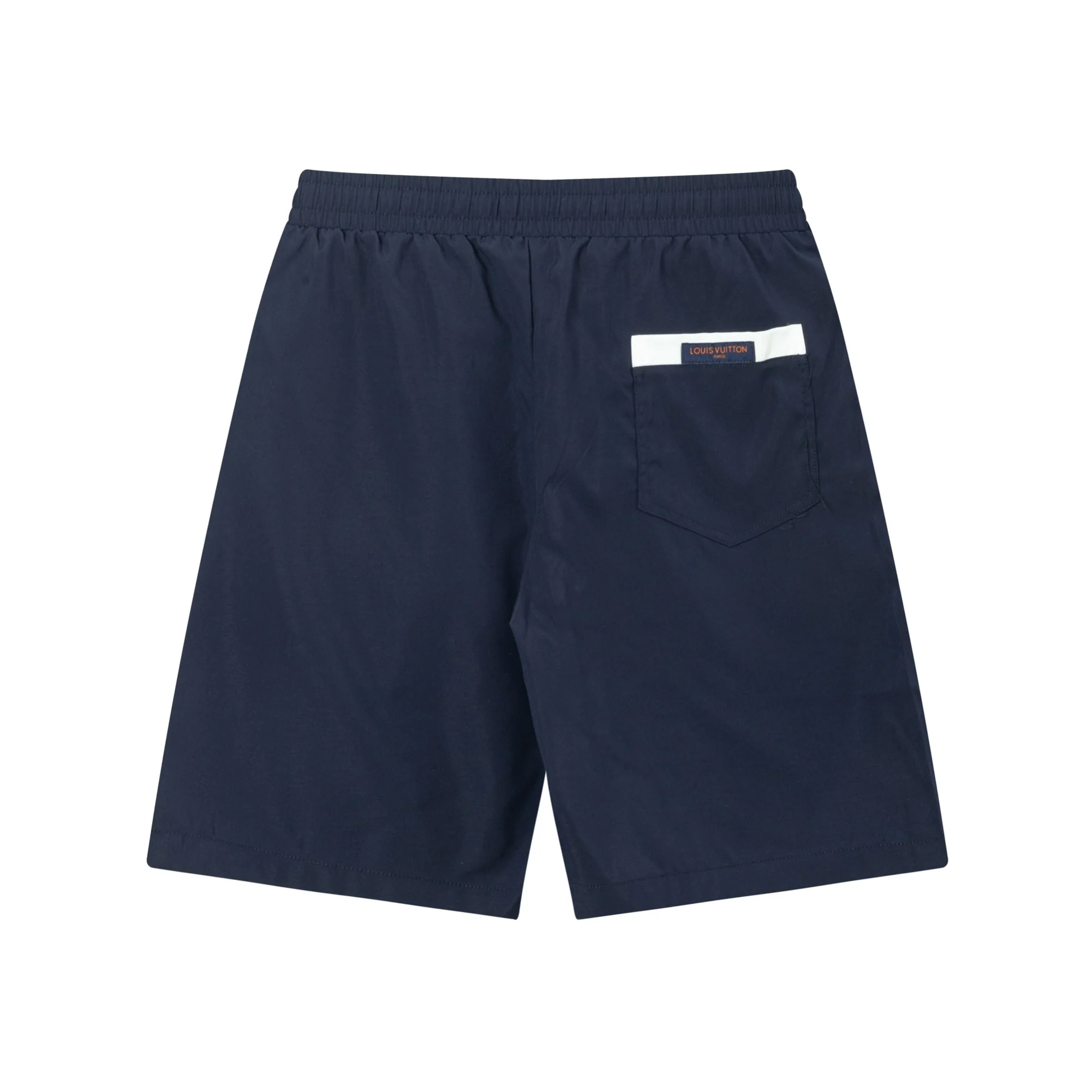 Embroidered nylon beach shorts