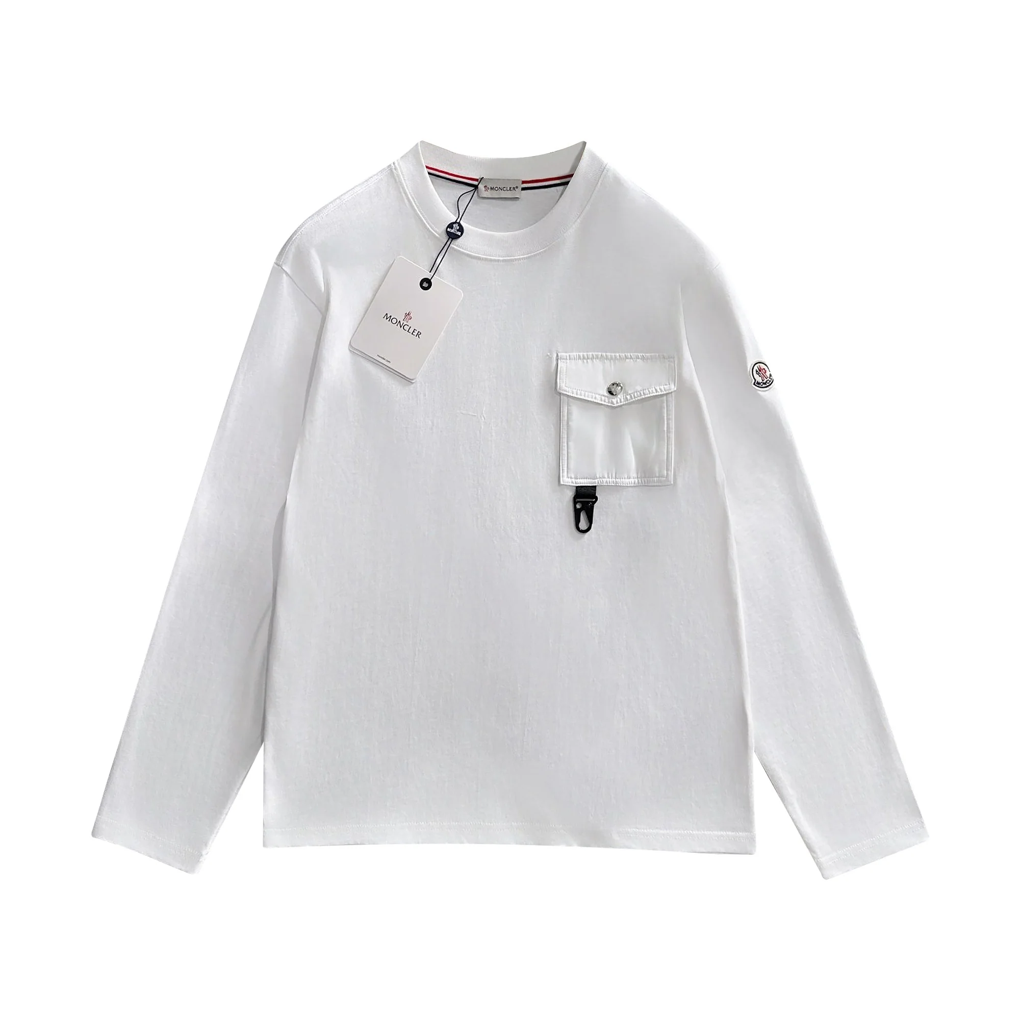 Pocket Cotton Long Sleeve T-Shirt