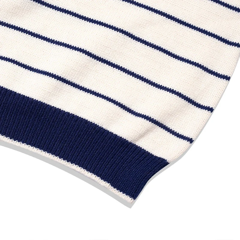 knitted embroidered sweatshirt