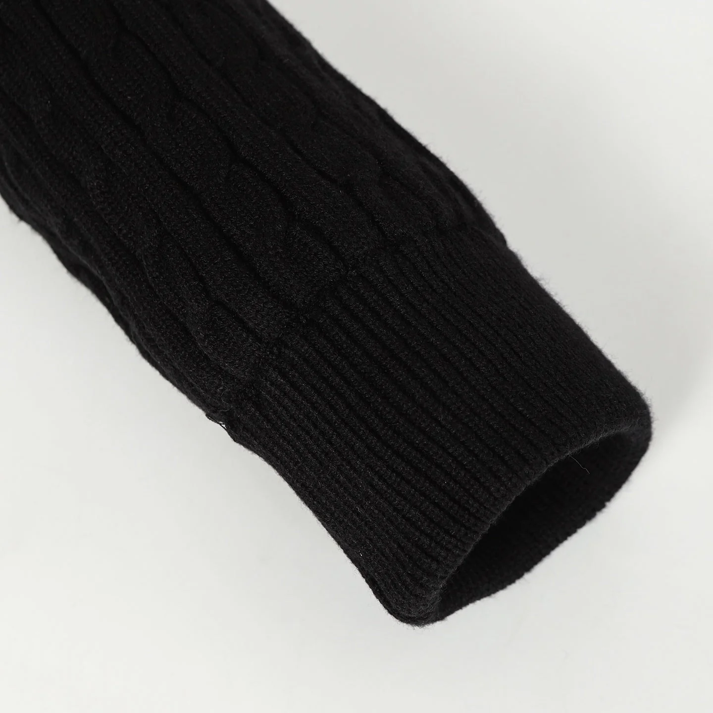 wool knitted down jacket