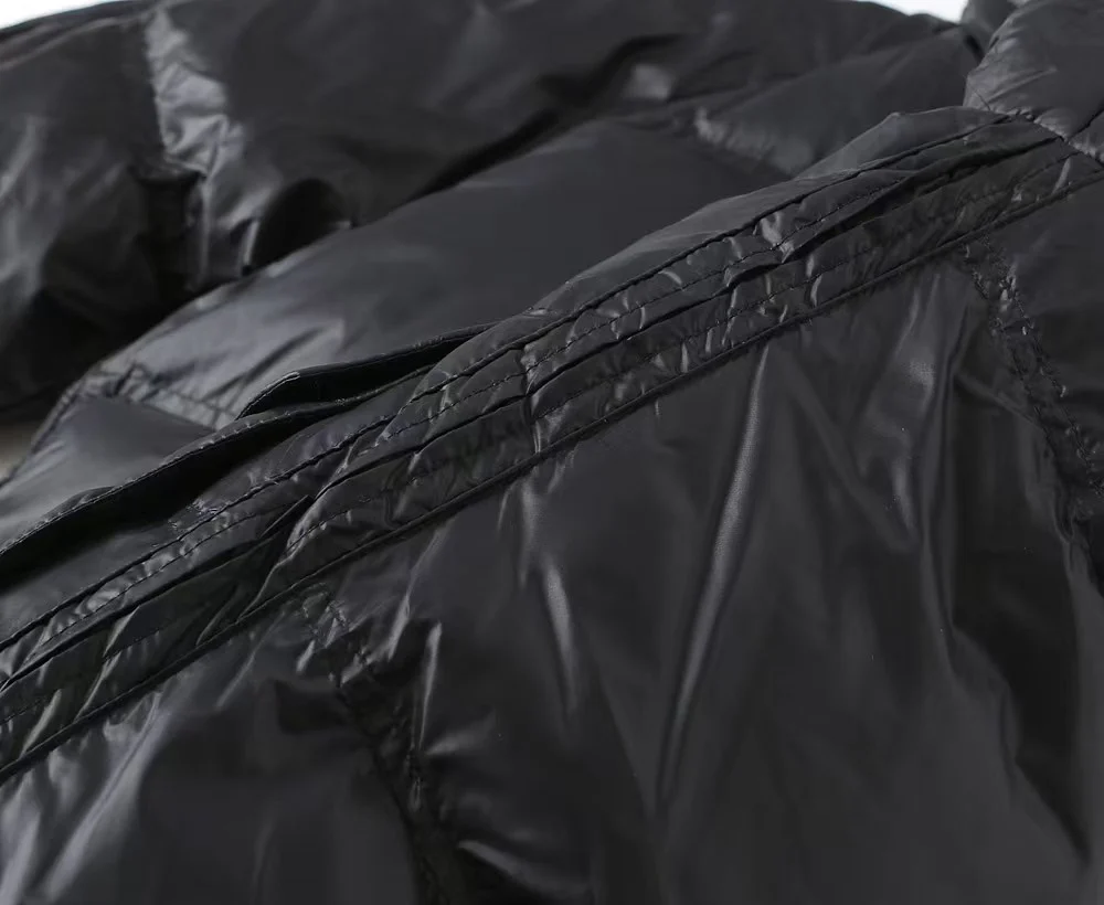 Pocket Hooded Down Jacket