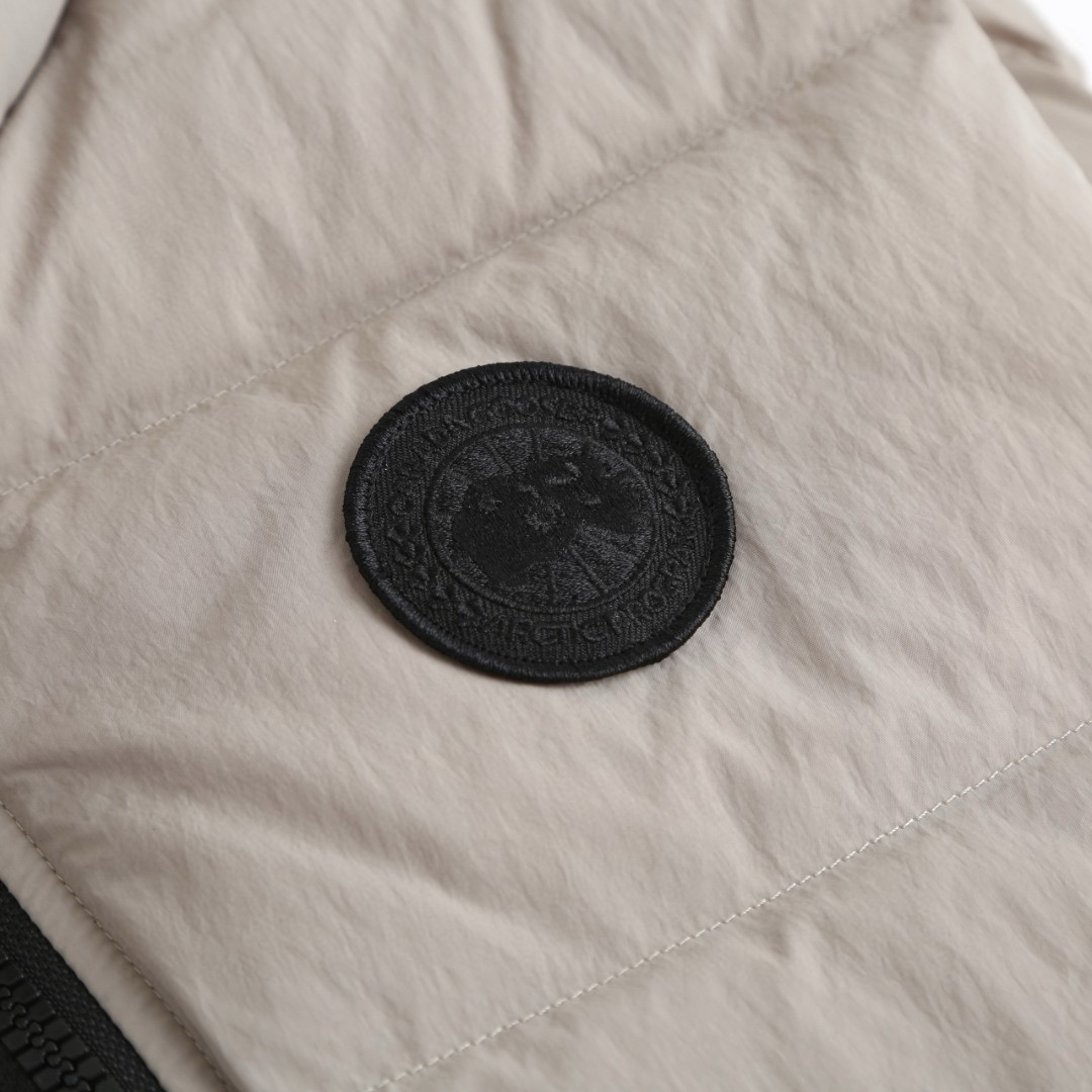 High-necked down vest