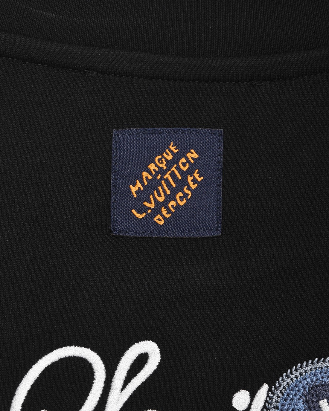 Embroidered cotton sweatshirt