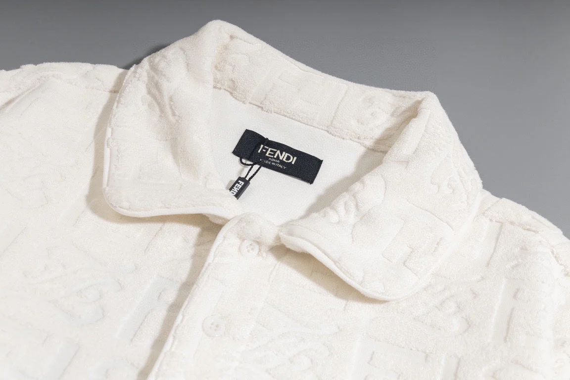 Jacquard-knit Polo sweater