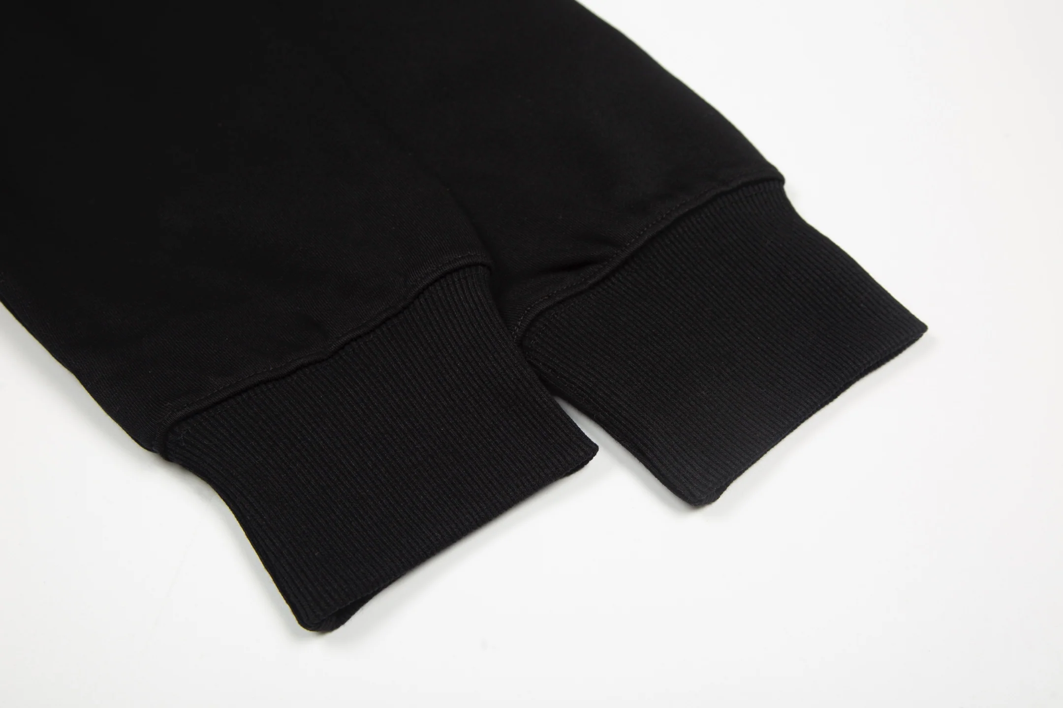 Reverse print hooded sweatshirt