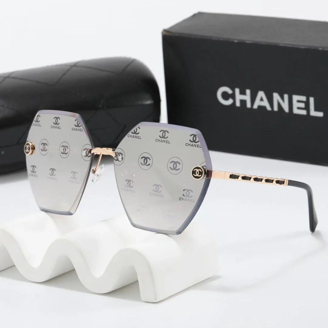 7 colors new prismatic lens metal frame sunglasses