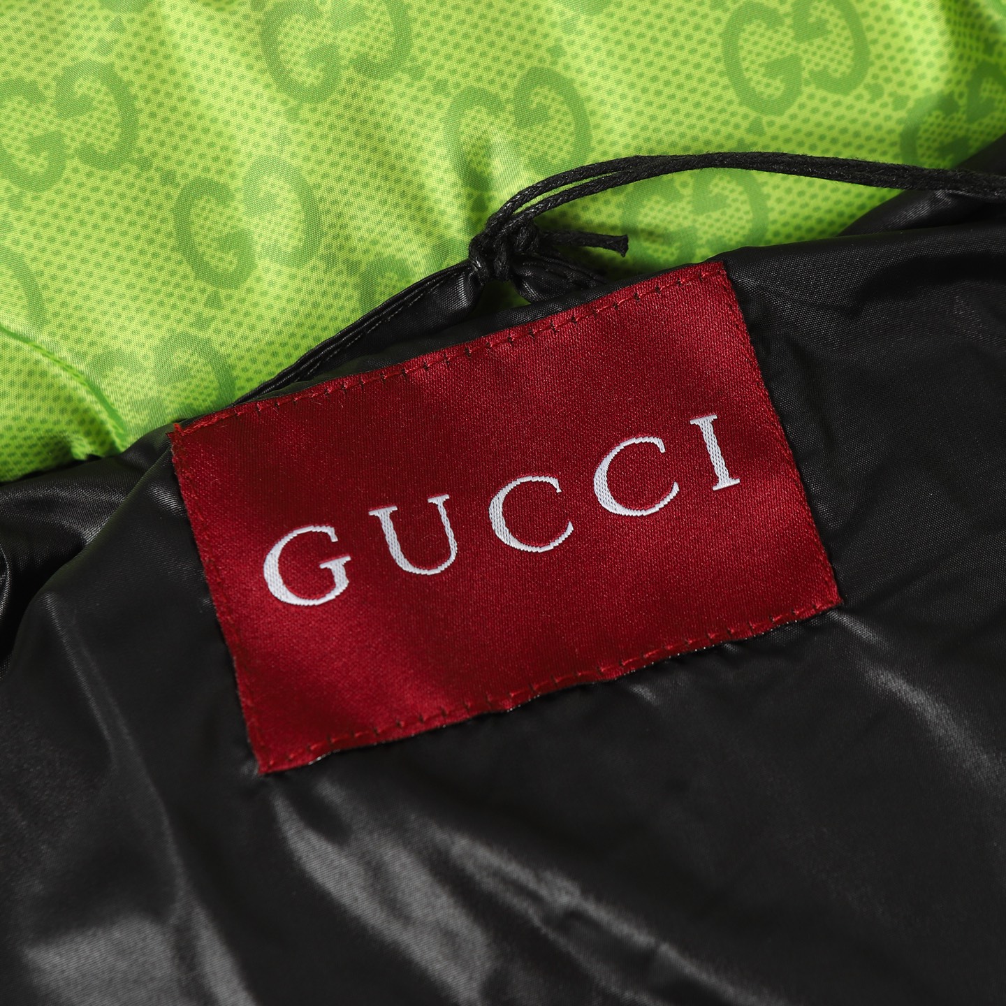 Printed plain weave poplin down jacket