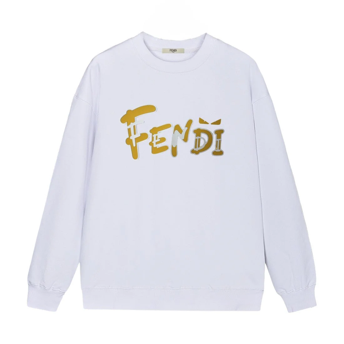 3D Gradient Letters Sweatshirt