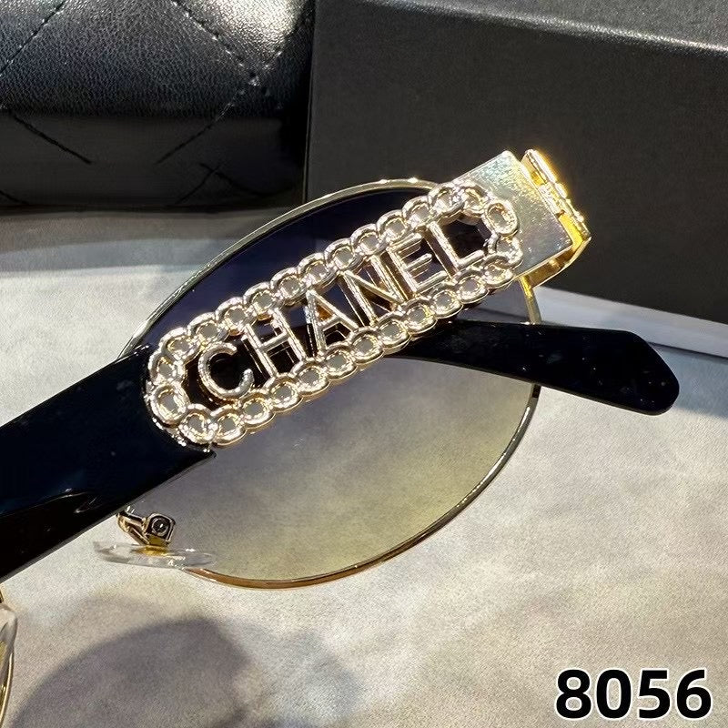 6 Colors Metal Frame Round Lens Sunglasses 8056