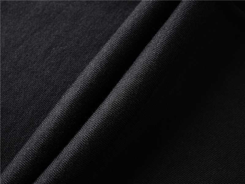 Embroidery drawstring casual trousers