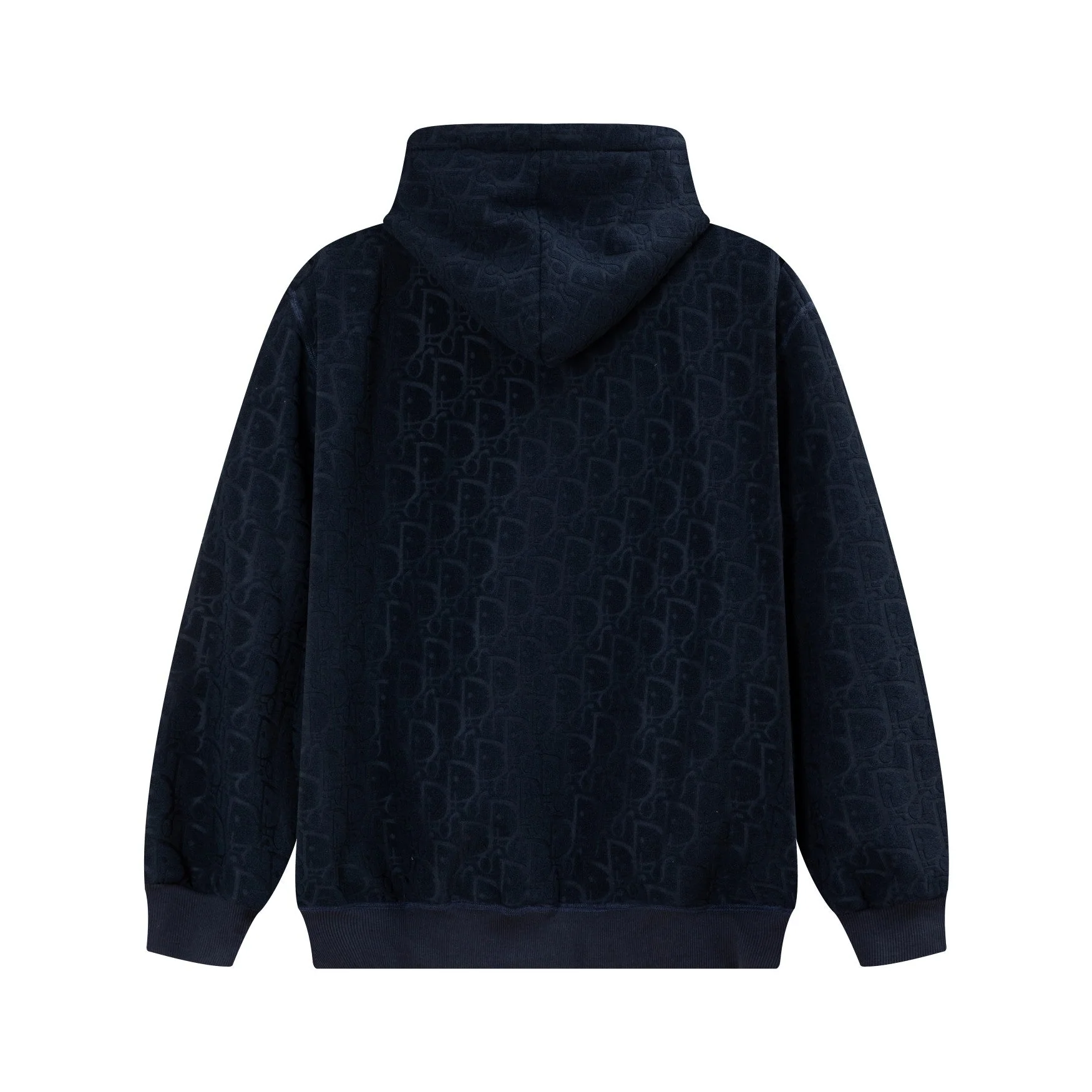 Printed zip-up hooded sweatshirt