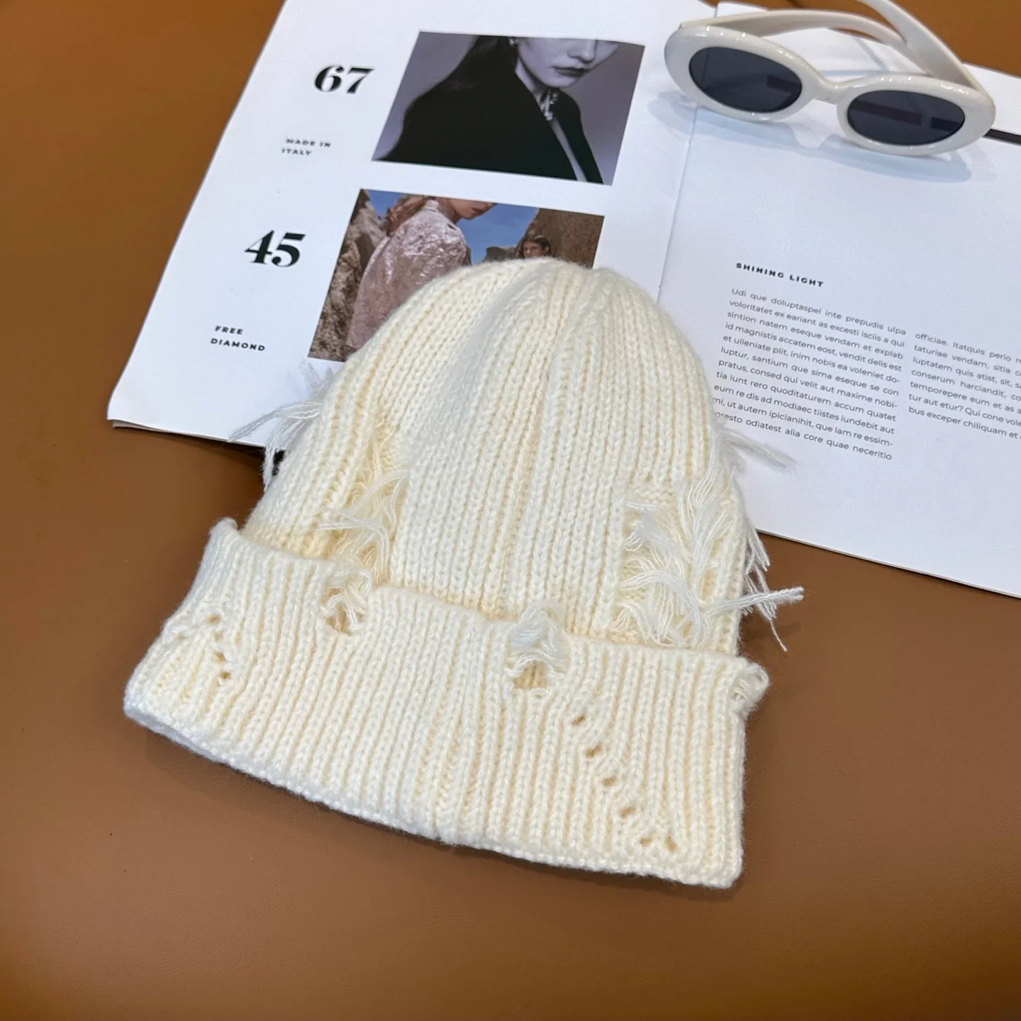 Metal Monogram Cashmere Beanie