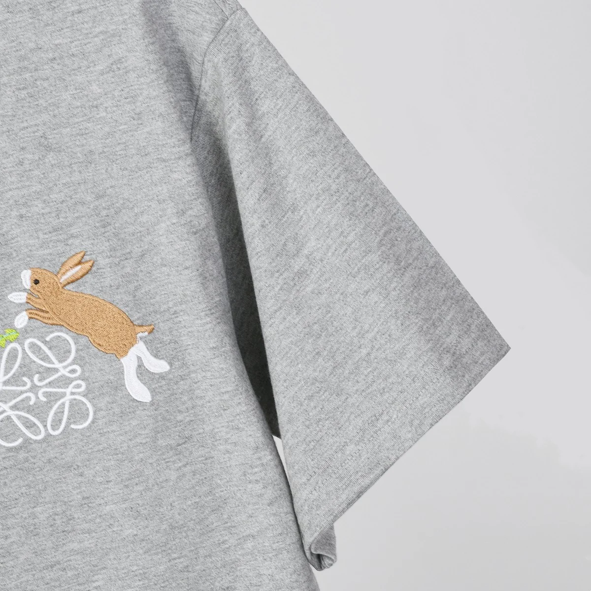 Embroidered cotton T-shirt