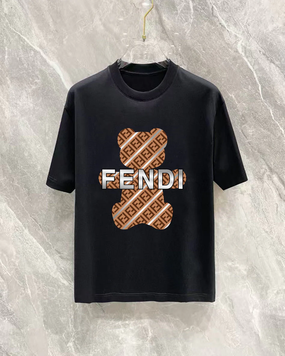 Cartoon Print Cotton T-Shirt