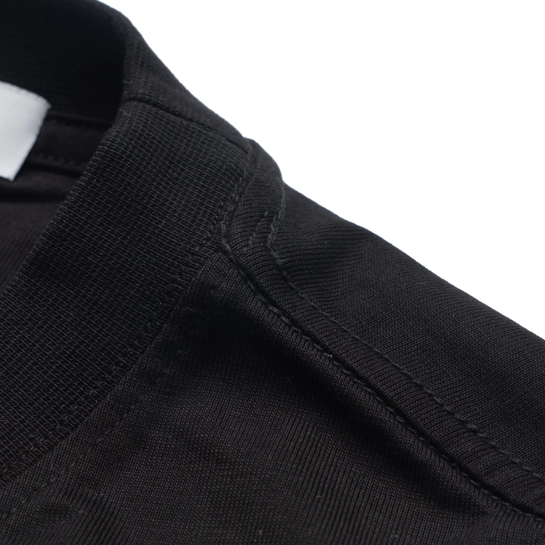 Fashion embroidered round neck cotton T-shirt