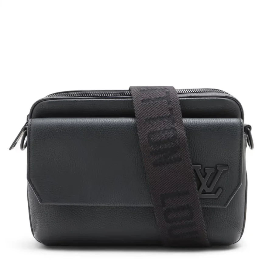 Black Men's Messenger Bag