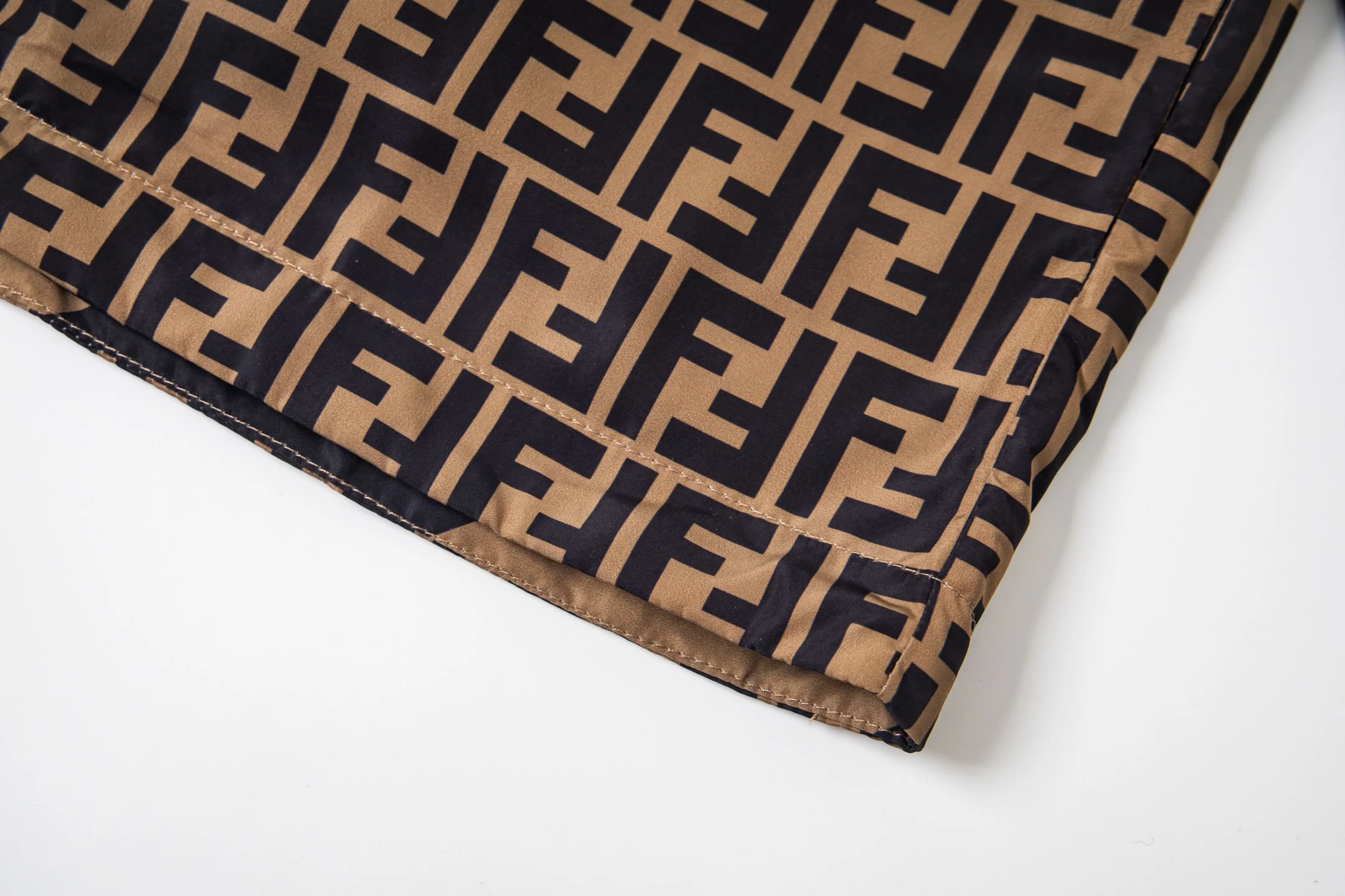 Double-faced silk jacquard jacket