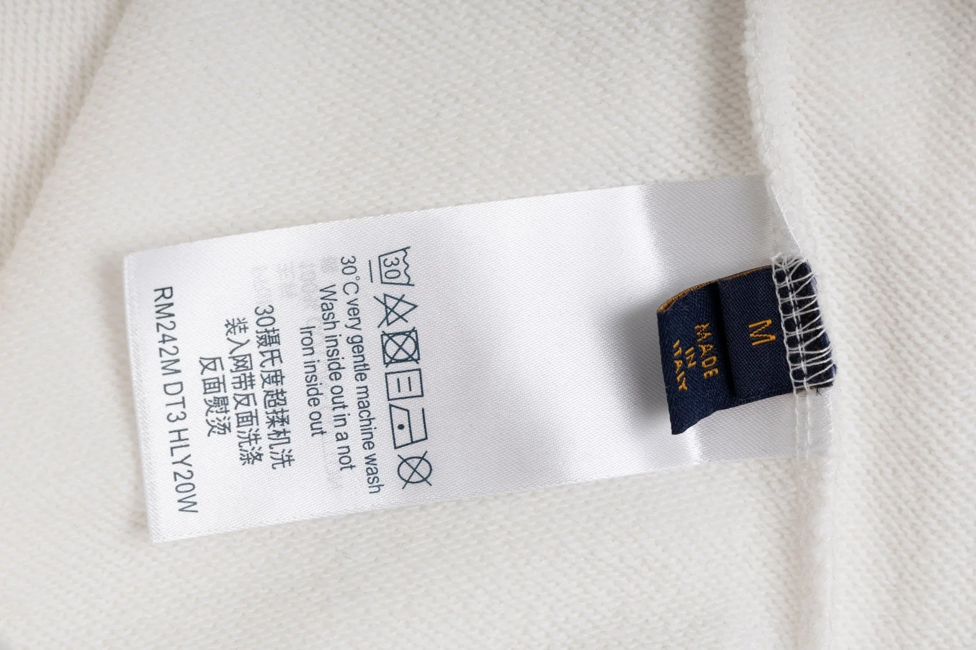 Double-sided embroidered cotton sweatshirt