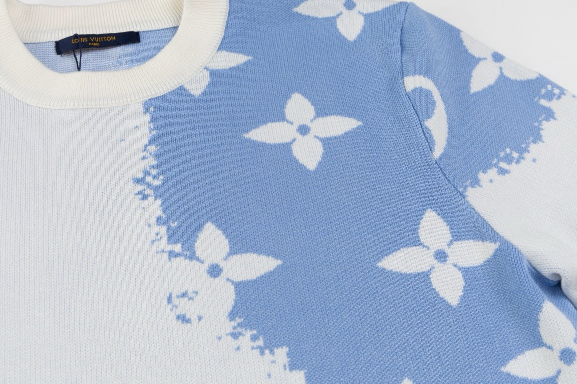 Gradient Print Sweater