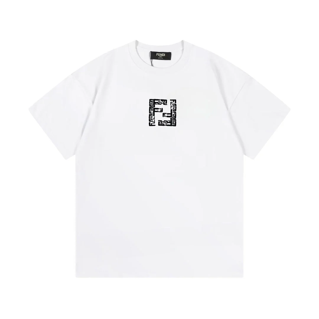 Embroidered print T-shirt