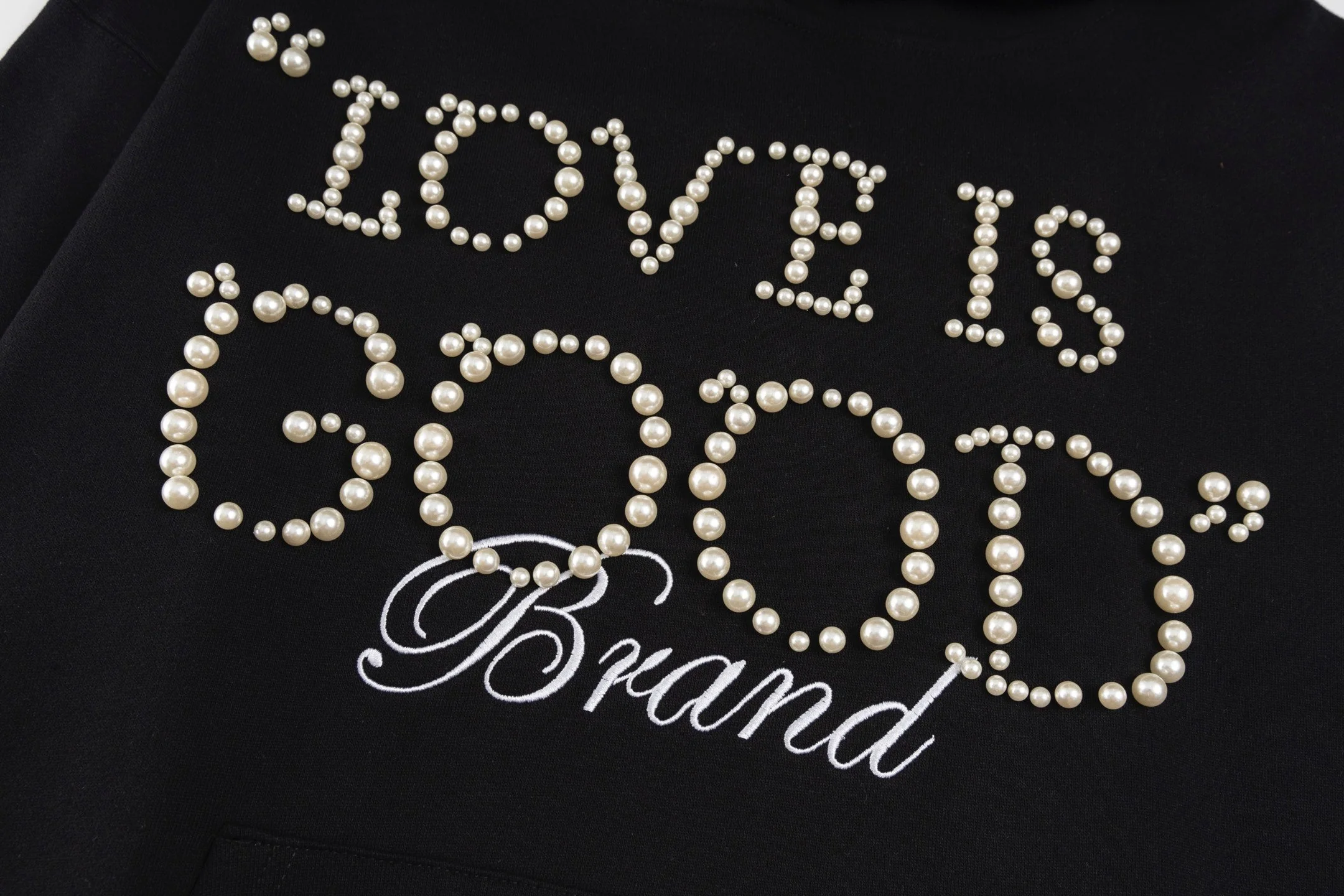 Pearl cotton sweatshirt