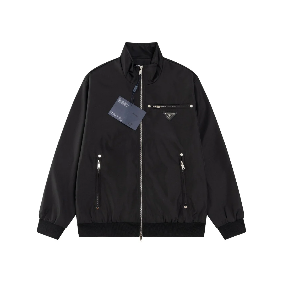 Stand collar work jacket