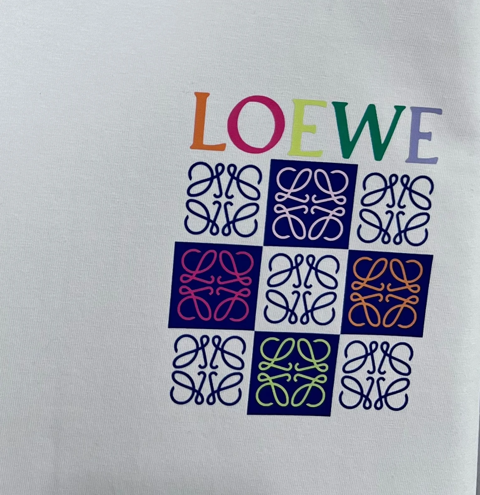 Colorful printed cotton sweatshirt