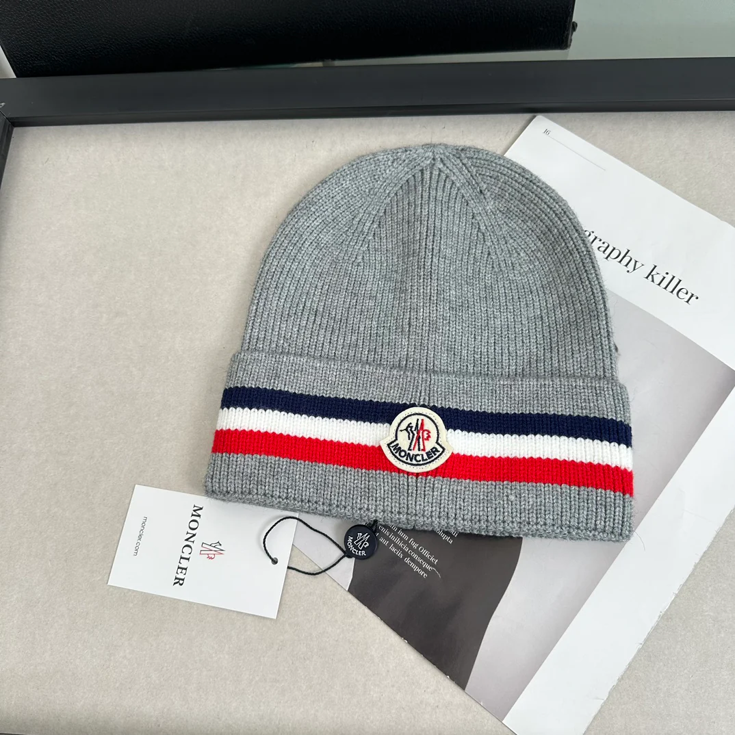 Stylish embroidered knitted hat