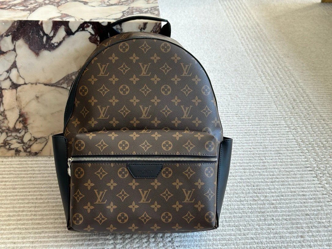 Leather Print Backpack