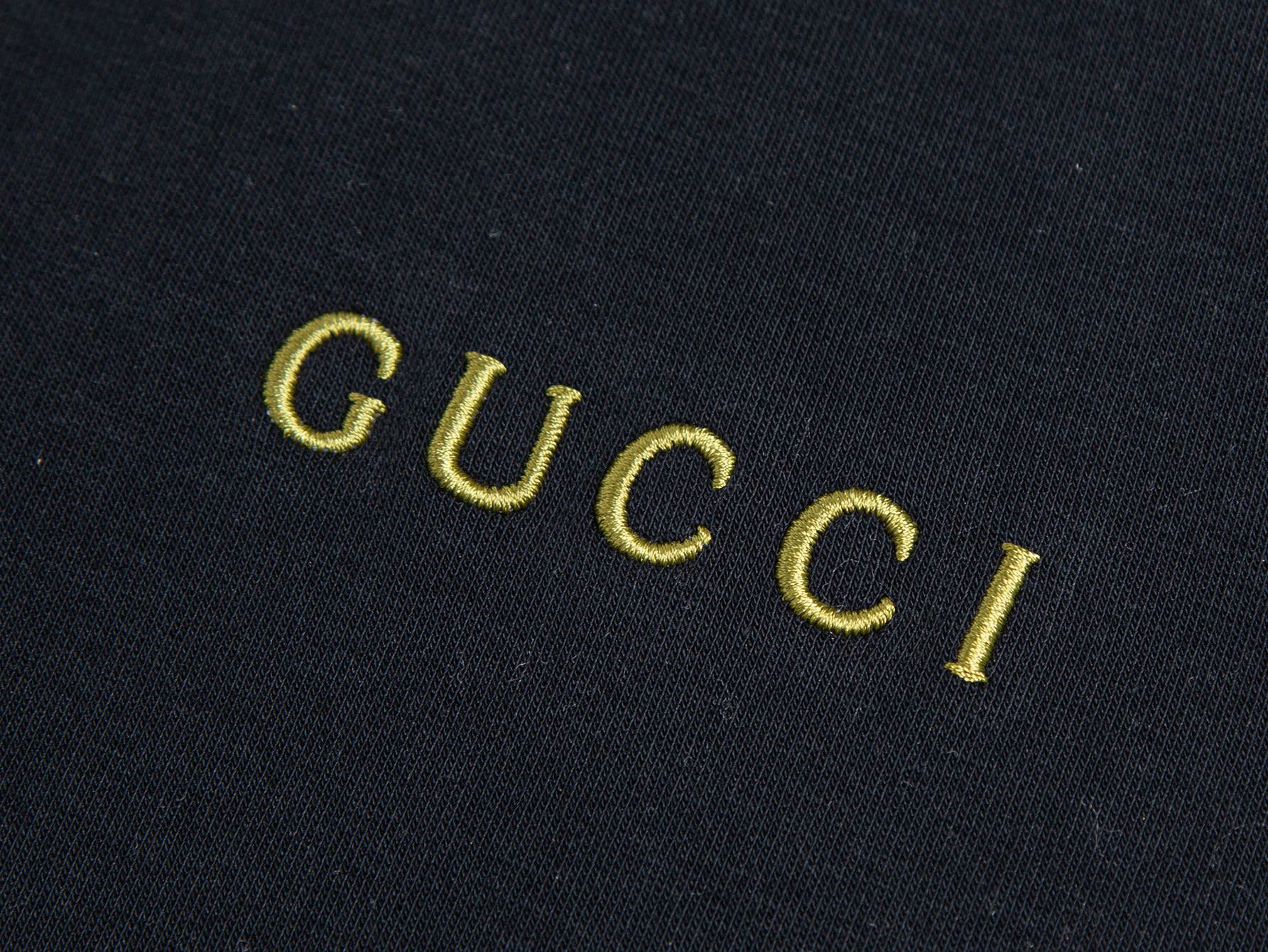 Embroidered half-zip sweatshirt