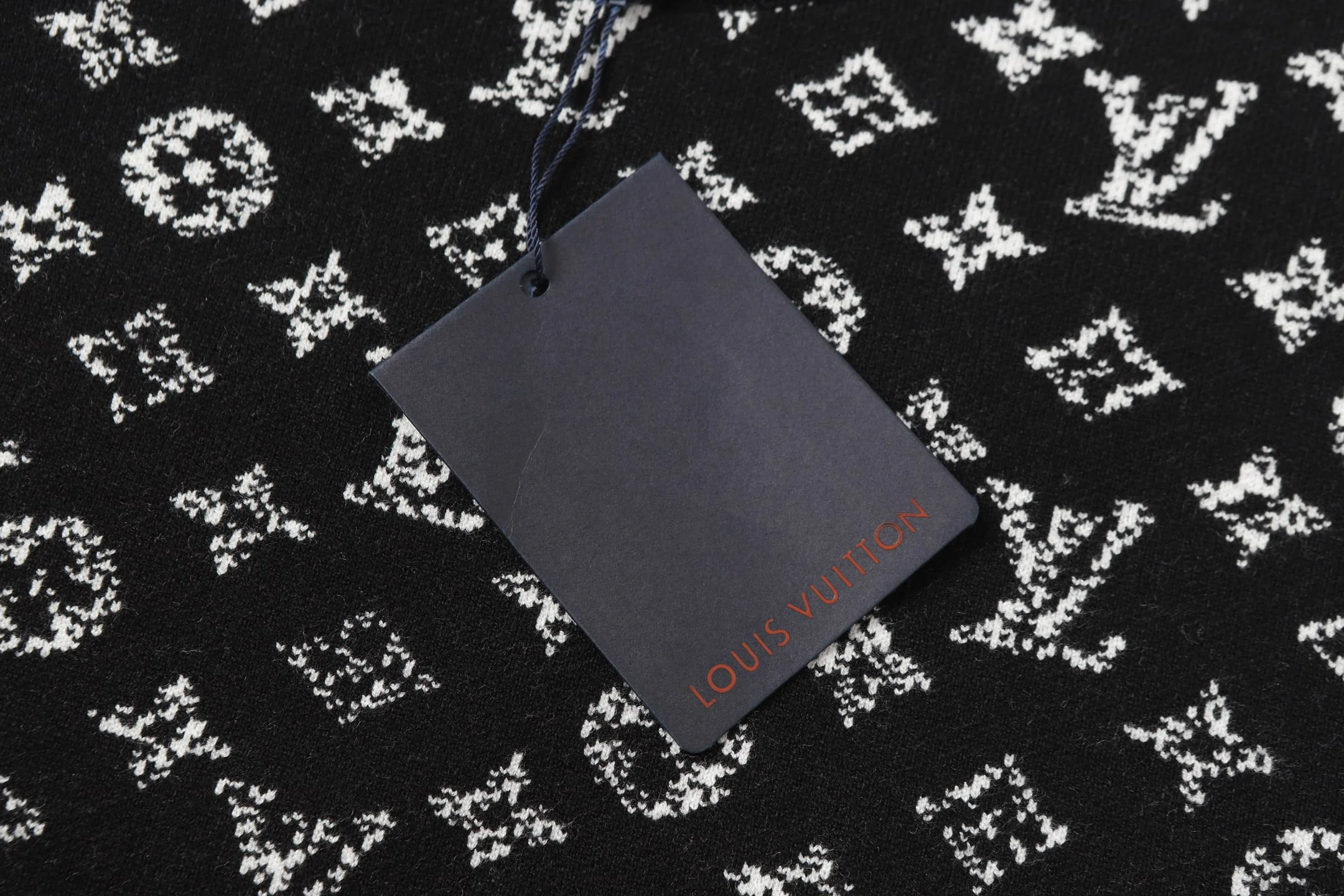 knitted jacquard cashmere sweater